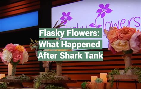 flasky flowers shark tank update|Whatever Happened To Flasky Flowers After Shark。